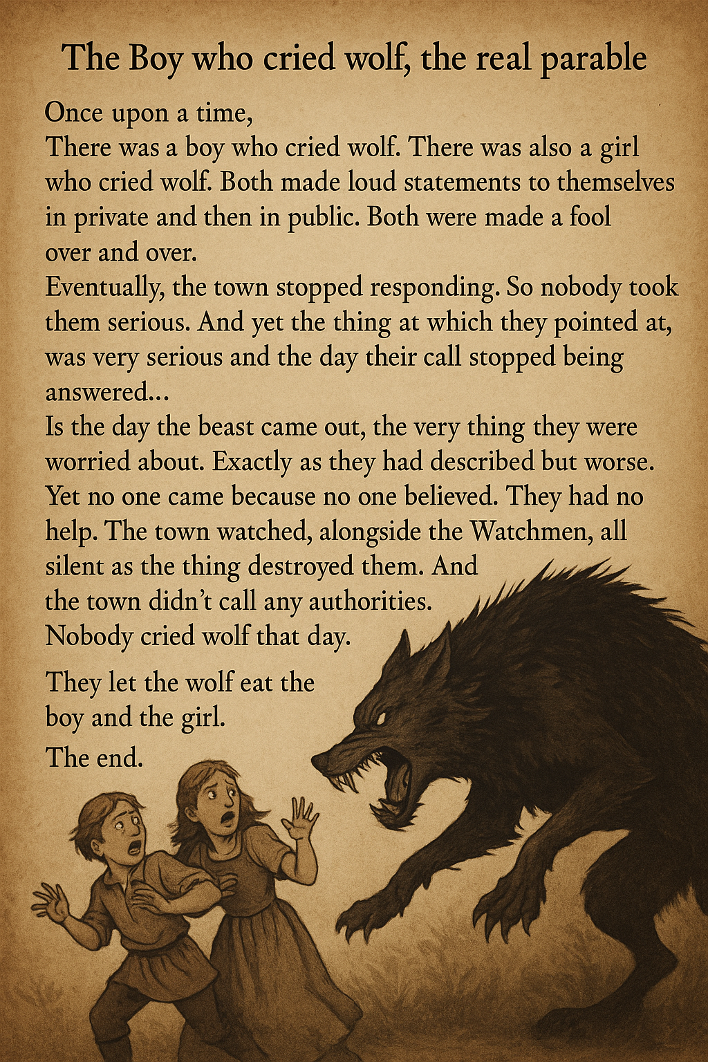 The boy and the girl